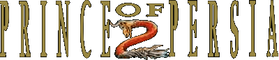 Prince of Persia 2 logo for Super Nintendo